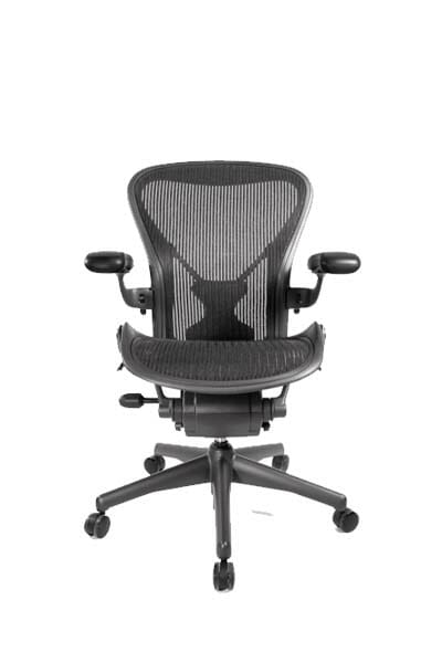 Herman Miller Aeron Chair Size B All Features Fully Adjustable Arms Tilt Limiter And Seat Angle Posturefit Support Shop Herman Miller Aeron Chair And Parts At Discounted Prices And On Blowout