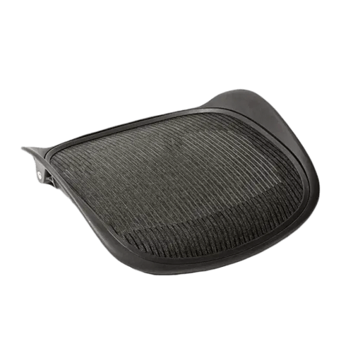 Herman Miller Aeron Size C large seat replacement, ergonomic mesh cushion, black, office chair accessory.